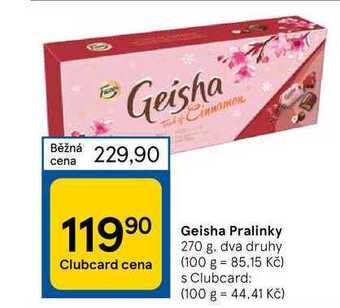 Tesco Geisha pralinky 270 g nabídka