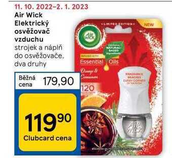 Tesco Air wick elektrický osvěžovač vzduchu nabídka