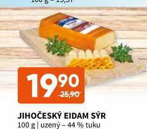 Terno Jihočeský eidam sýr 100 g uzený nabídka