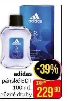 Teta Adidas pánské edt 100 ml, různé druhy nabídka