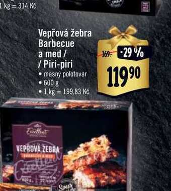 Albert Vepřová žebra barbecue a med - piri-piri 600 g nabídka