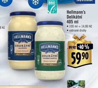 Albert Hellmann's delikátní 405 ml nabídka