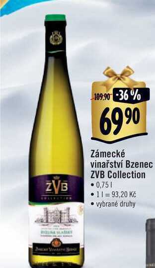 Albert Zámecké vinařství bzenec zvb collection 0,75 l nabídka