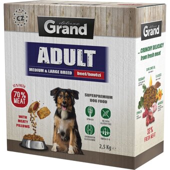 Rohlik.cz Grand deluxe adult medium & large breed granule pro psy s hovězím nabídka