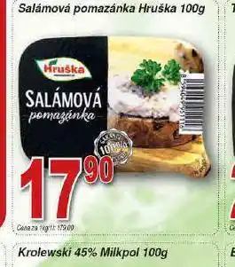 Lidl Salámová pomazánka nabídka