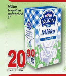 Lidl Trvanlivé mléko nabídka