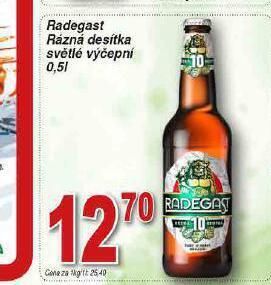 Lidl Pivo radegast nabídka