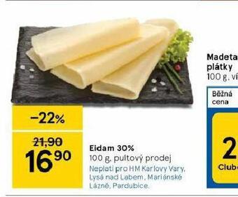 Tesco Eidam 30% nabídka