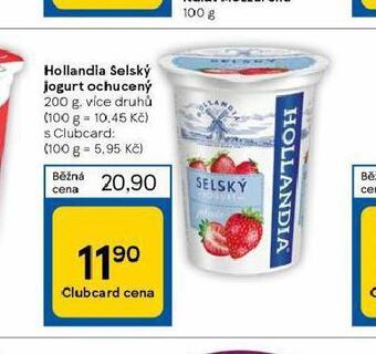 Tesco Hollandia selský jogurt ochucený nabídka