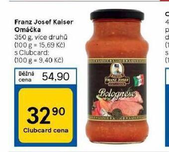 Tesco Franz josef kaiser omáčka nabídka