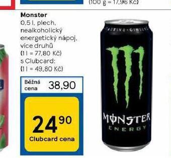 Tesco Monster nabídka