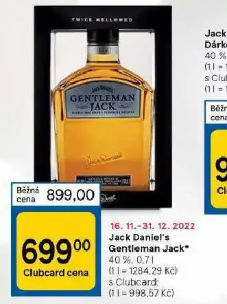 Jack daniel´s gentleman jack