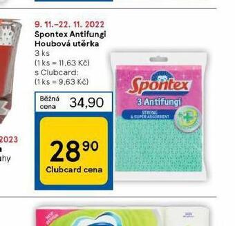 Tesco Spontex antifungi houbová utěrka nabídka