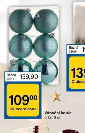 Tesco Vánoční koule nabídka