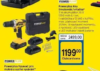 Powerplus aku šroubovák / vrtačka