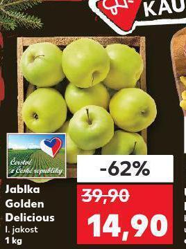 Kaufland Jablka golden delicious nabídka