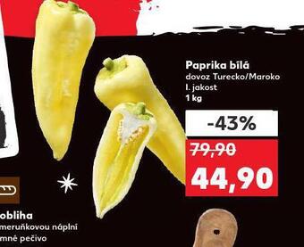 Kaufland Paprika bílá nabídka