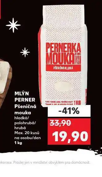 Kaufland Mlýn permer pšeničná mouka nabídka