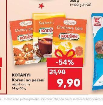 Kaufland Kotányi koření na pečení nabídka