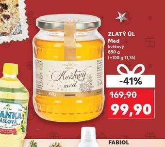 Kaufland Zlatý důl med nabídka
