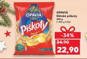 Kaufland Opavia dětské piškoty nabídka