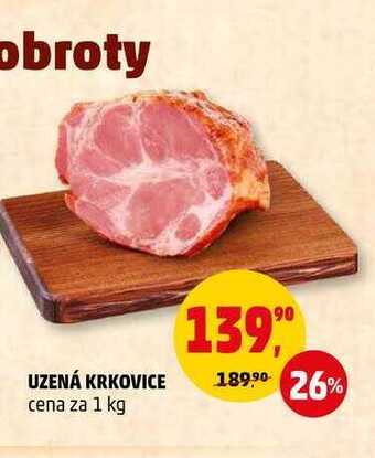 Penny Market Uzená krkovice, 1 kg nabídka