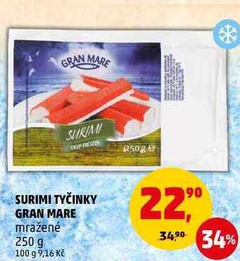 Penny Market Surimi tyčinky gran mare, 250 g nabídka