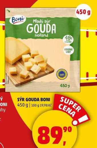 Penny Market Sýr gouda boni, 450 g nabídka