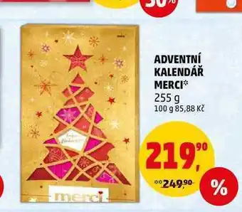 Adventní kalendář merci, 255 g