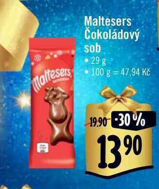 Albert Maltesers čokoládový sob 29 g nabídka