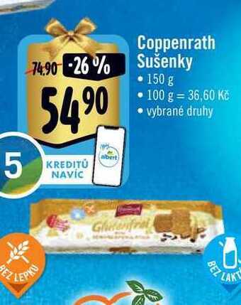 Albert Coppenrath sušenky 150 g nabídka