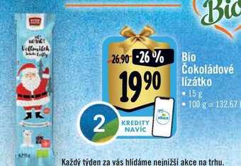 Albert Bio čokoládové lízátko • 15 g nabídka