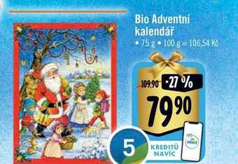 Albert Bio adventní kalendář 75 g nabídka