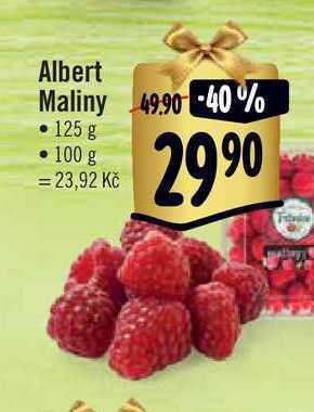 Albert Albert maliny 125 g nabídka