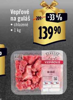 Albert Vepřové na guláš 1 kg nabídka