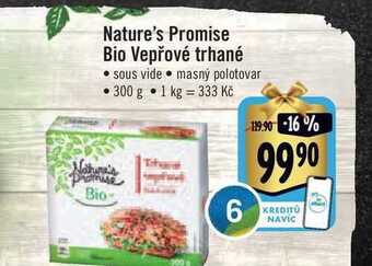Albert Nature's promise bio vepřové trhané 300 g nabídka