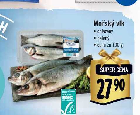 Albert Mořský vlk  100 g nabídka