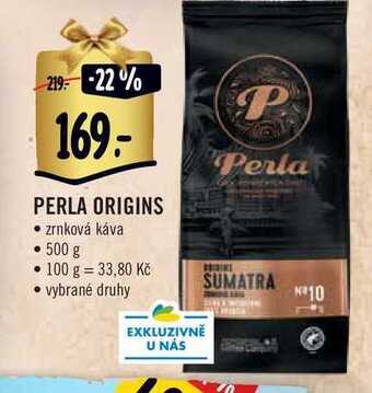 Albert Perla origins • zrnková káva • 500 g nabídka