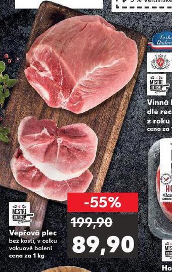 Kaufland Vepřová plec bez kosti nabídka