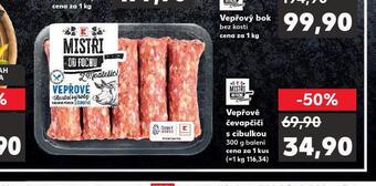 Kaufland Vepřové čevapčiči s cibulkou nabídka