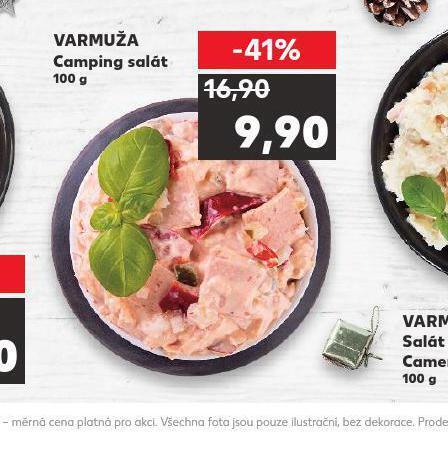 Kaufland Camping salát nabídka