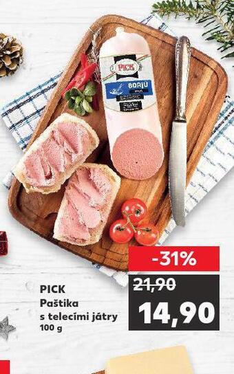 Kaufland Paštika s telecími játry nabídka