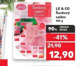 Kaufland Šunková klobása nabídka