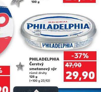Kaufland Philadelphia čerstvý smetanový sýr nabídka