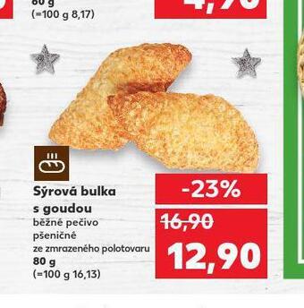 Kaufland Sýrová bulka s goudou nabídka