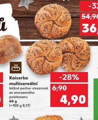 Kaufland Kaiserka multicereální nabídka