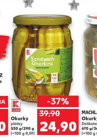 Kaufland Okurky plátky nabídka
