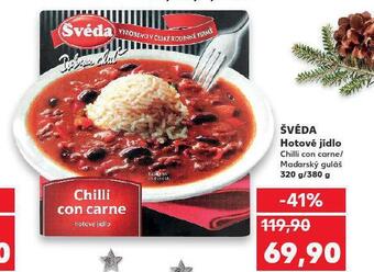 Kaufland Švéda hotové jídlo nabídka