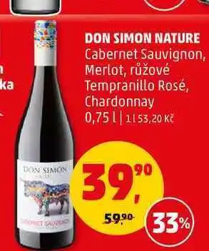 Penny Market Don simon nature cabernet sauvignon, 0,75 l nabídka