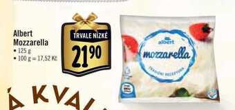 Albert Albert mozzarella 125 g nabídka